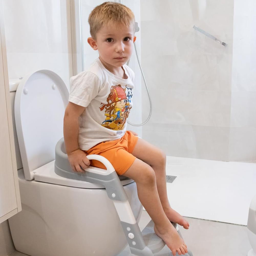 Kinderen Toiletbril met Ladder voor Zindelijkheidstraining en Veiligheid 1