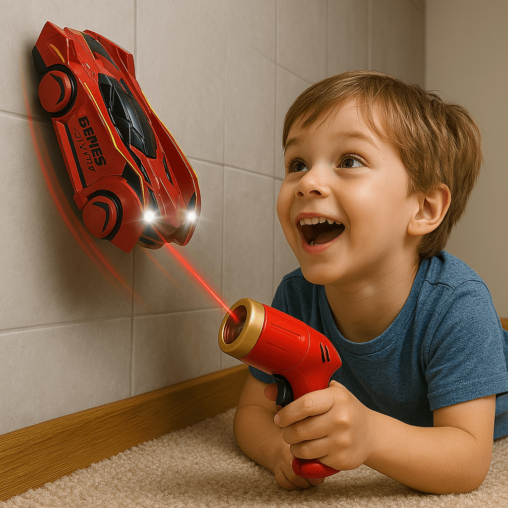 Kinderen's RC-auto Muurklimmer met Laserbediening 0