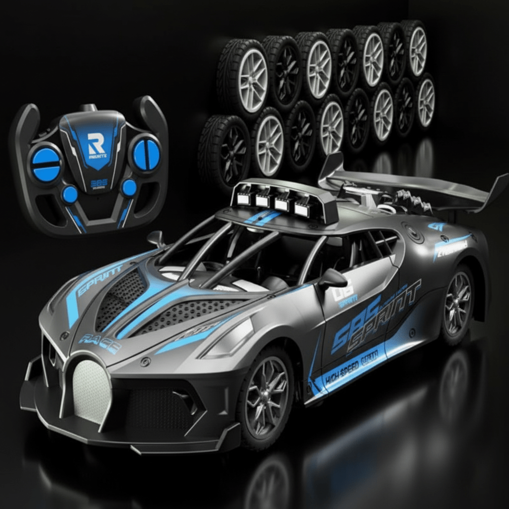 Kinderen's RC Drift Auto 1:18 Afstand Bestuurbare Met Gebruiksvriendelijke Bediening 0