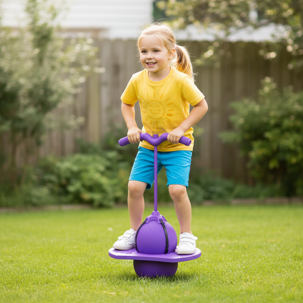 Kinderen's Springstok Speelgoed voor Balans en Coördinatie 0