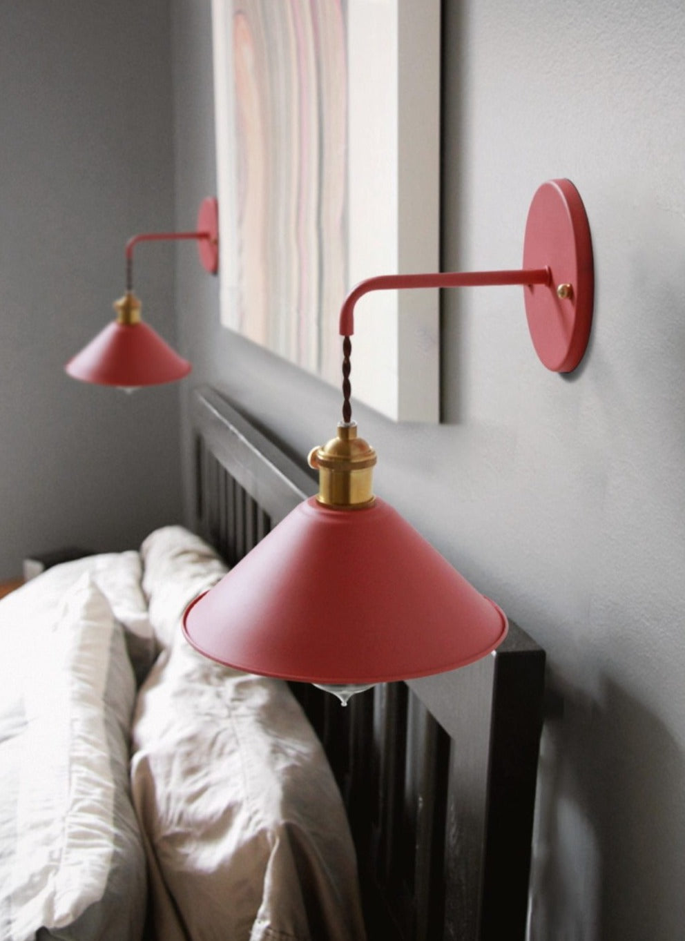 Kleurrijke Vintage Wandlamp Retro Design 10