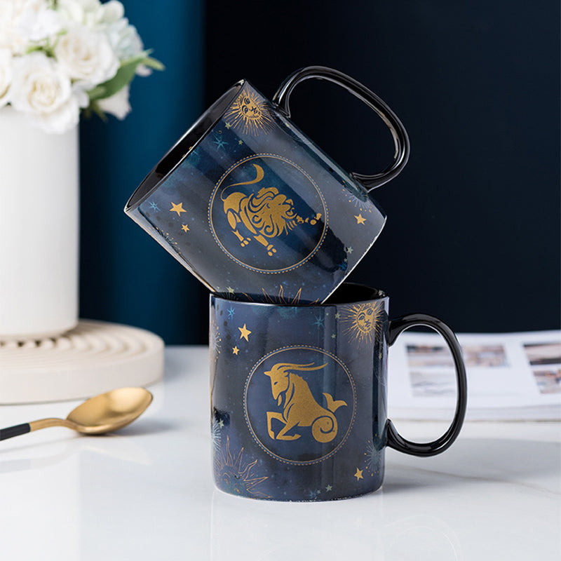 Koffiemok met Sterrenbeeld Ontwerp Warmtegevoelig Decoratief Geschenk 3
