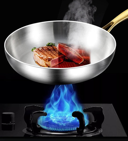 Kookpan 28 cm Professioneel Ontwerp Voor Inductie En Gas 3
