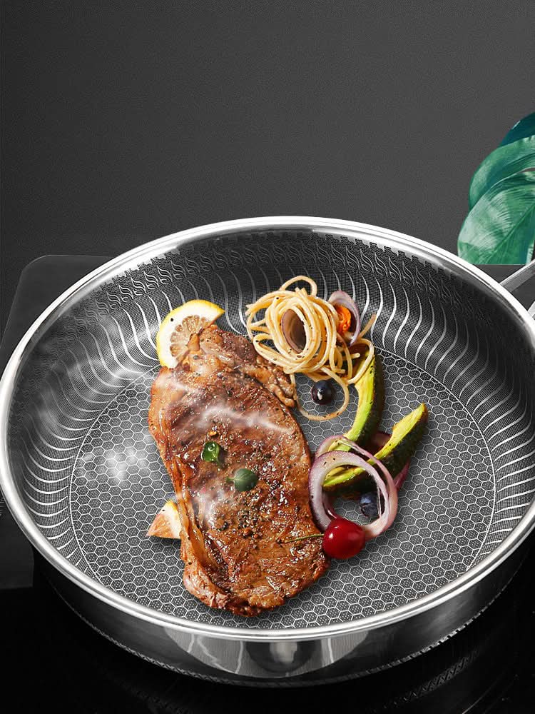 Kookpan Inductie met Honingraatstructuur voor Professioneel Koken 3