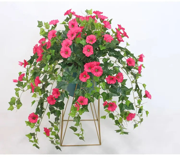 Kunstmatige Morning Glory Bloemen voor Binnen en Buiten Decoratie 4