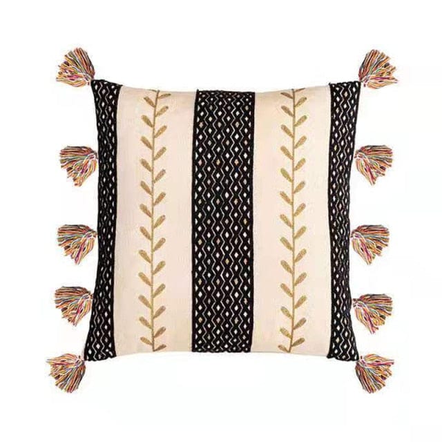 Kussensloop 40x60 Boho-Textuur met Franjes voor Decoratieve Interieurs 11