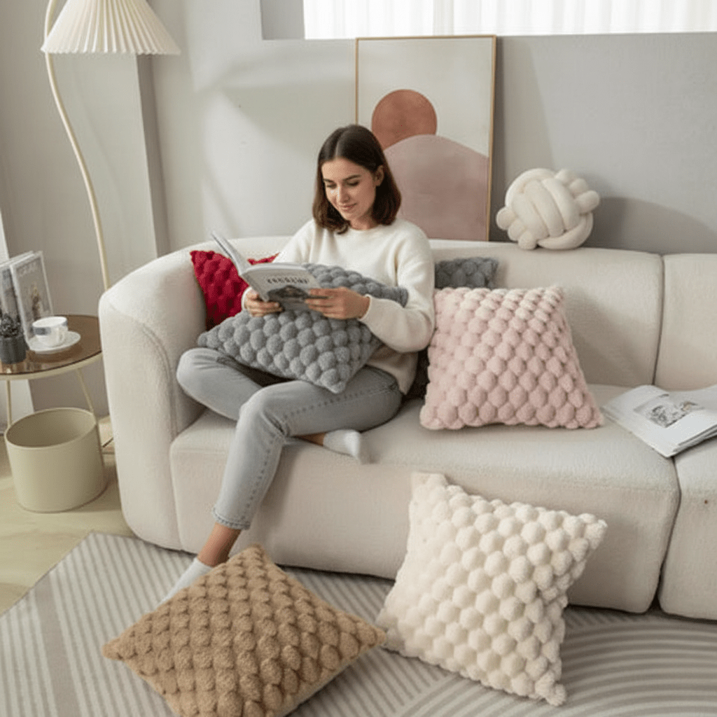 Kussensloop 60x70 3D-ontwerp Modern en Zacht 2