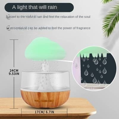 Luchtbevochtiger Zen Raining Cloud Design voor Slaapkamer en Woonkamer 4