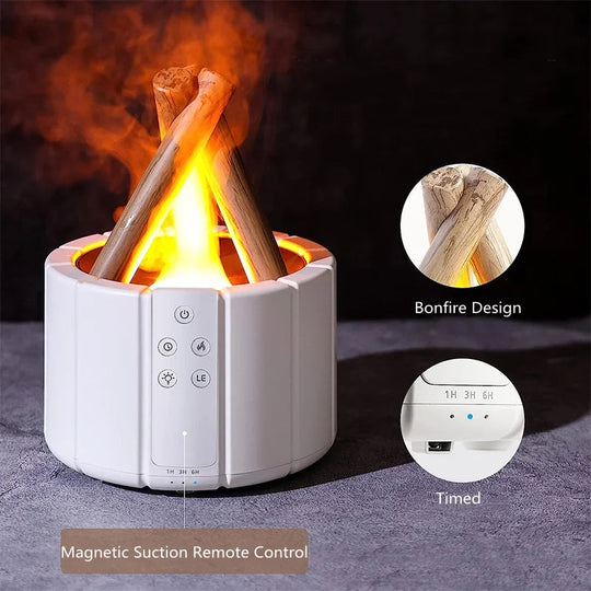 Luchtbevochtiger met Aromatherapie voor Slaapkamer en Woonkamer met Stil Ontwerp 3