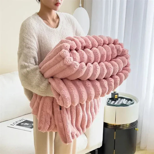Luxe Pluche Deken voor Knusse Avonden 2