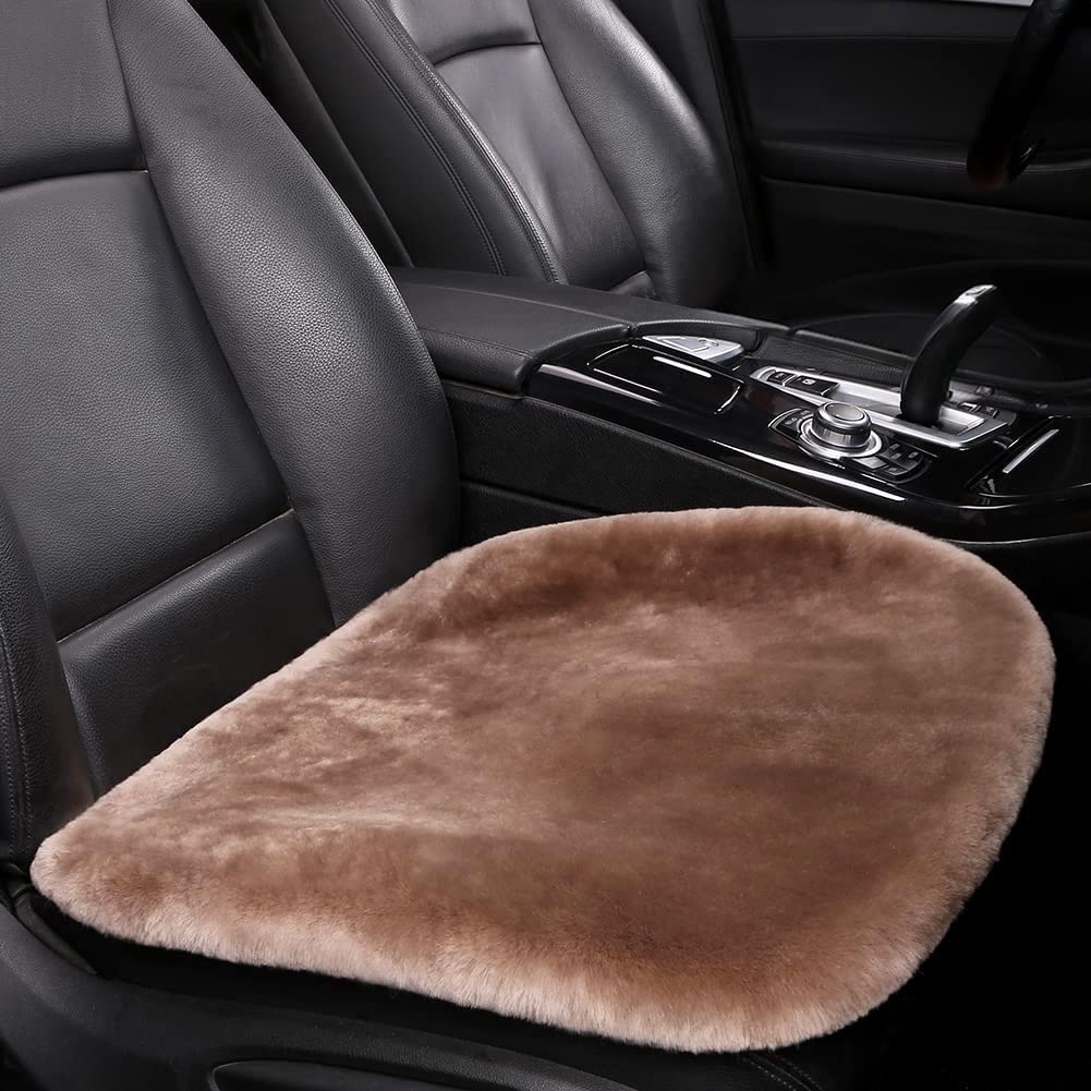Luxe Schapenvachtkussen voor Thuis en Auto 1