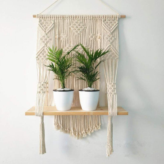 Macramé Wandplank met Kwastjes voor Decoratie 2