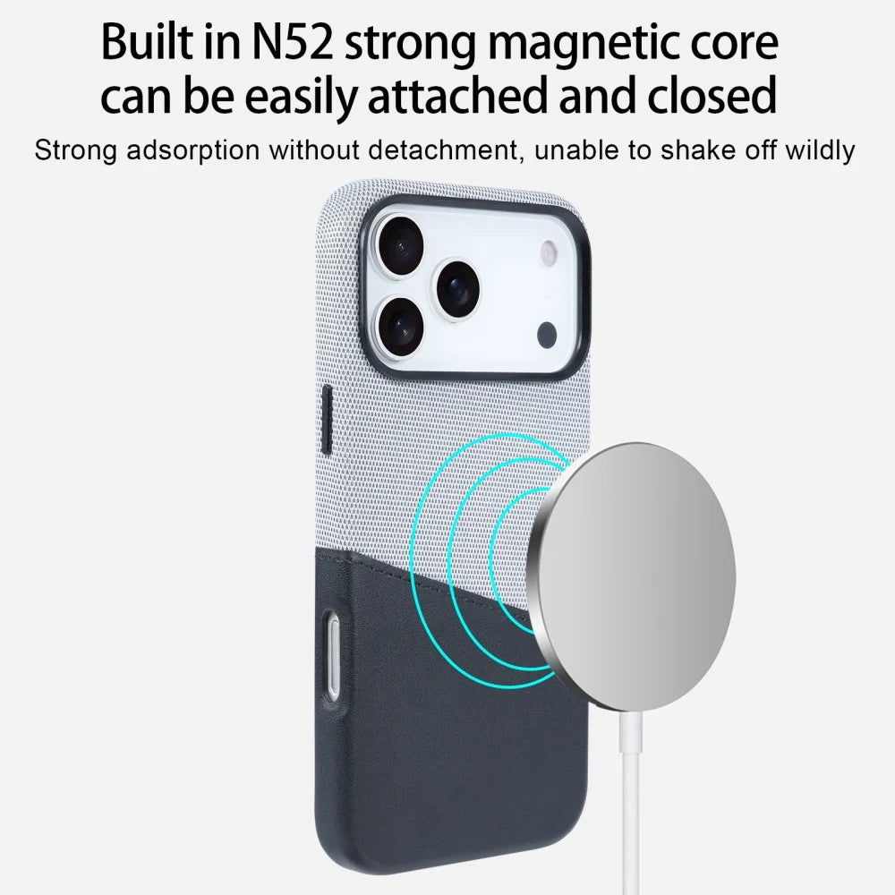 Magnetische Hoes voor iPhone met Kaartinvoeging 4