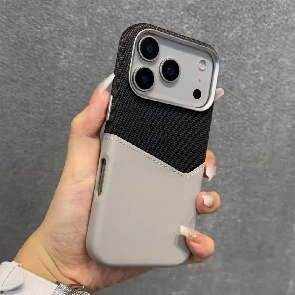 Magnetische Hoes voor iPhone met Kaartinvoeging 8