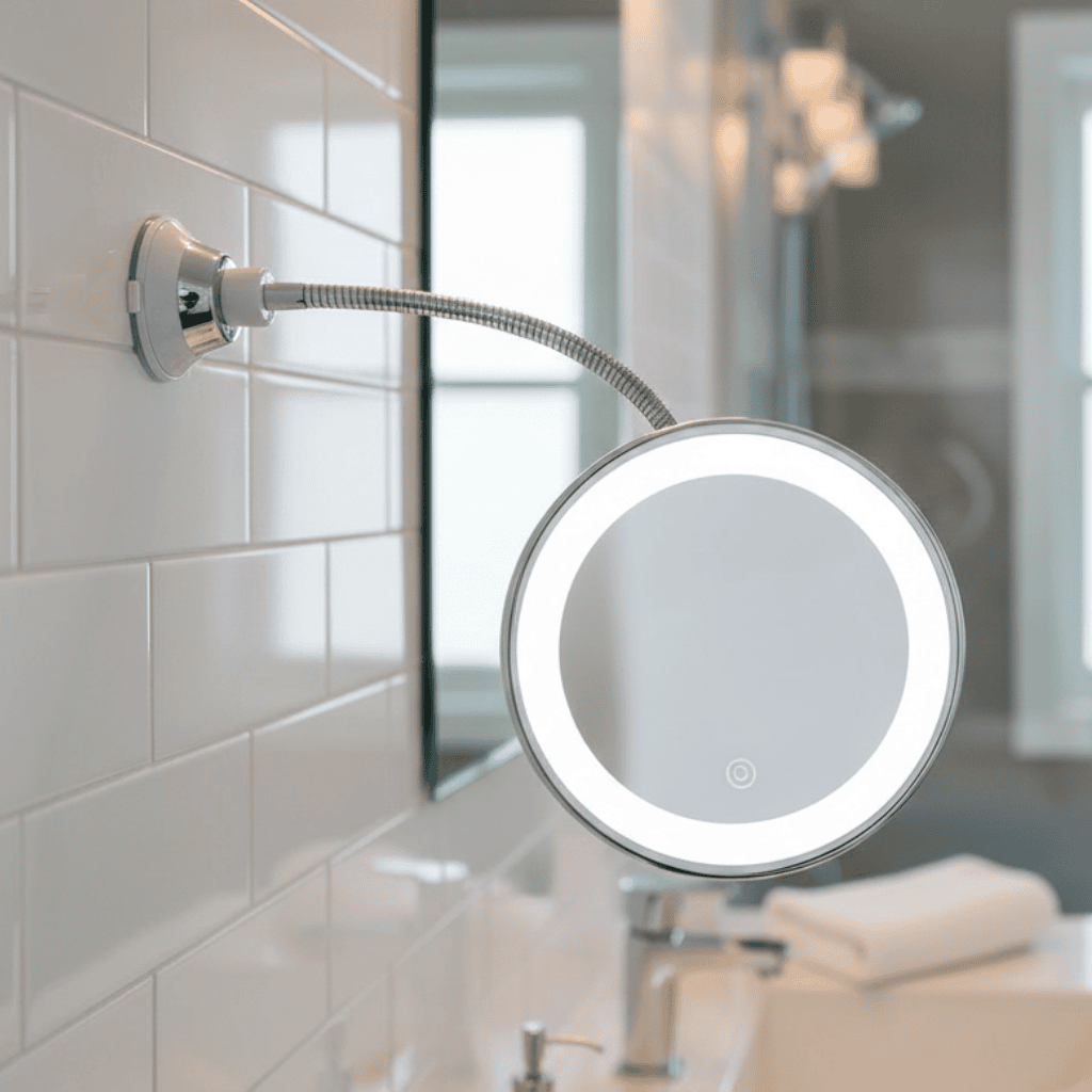 Make-up Spiegel met 10x Vergroting en LED Verlichting 0