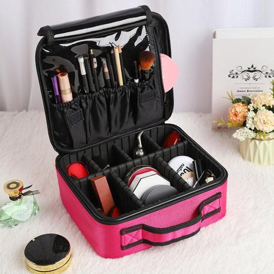 Make-up Tas met Verstelbare Compartimenten voor Vrouwen 7