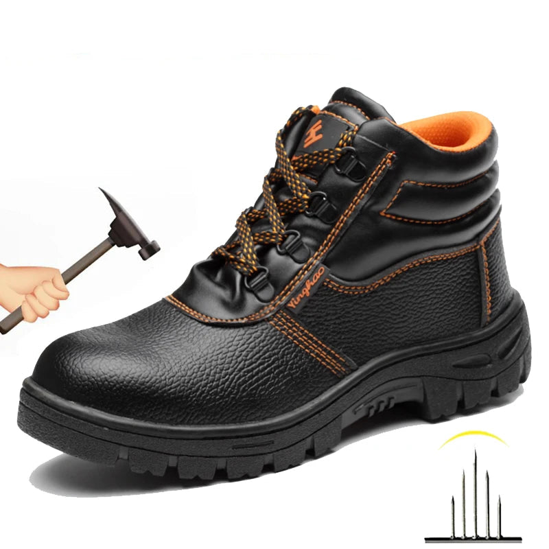 Mannen Werklaarzen Veiligheid Sneakers Waterdicht 0