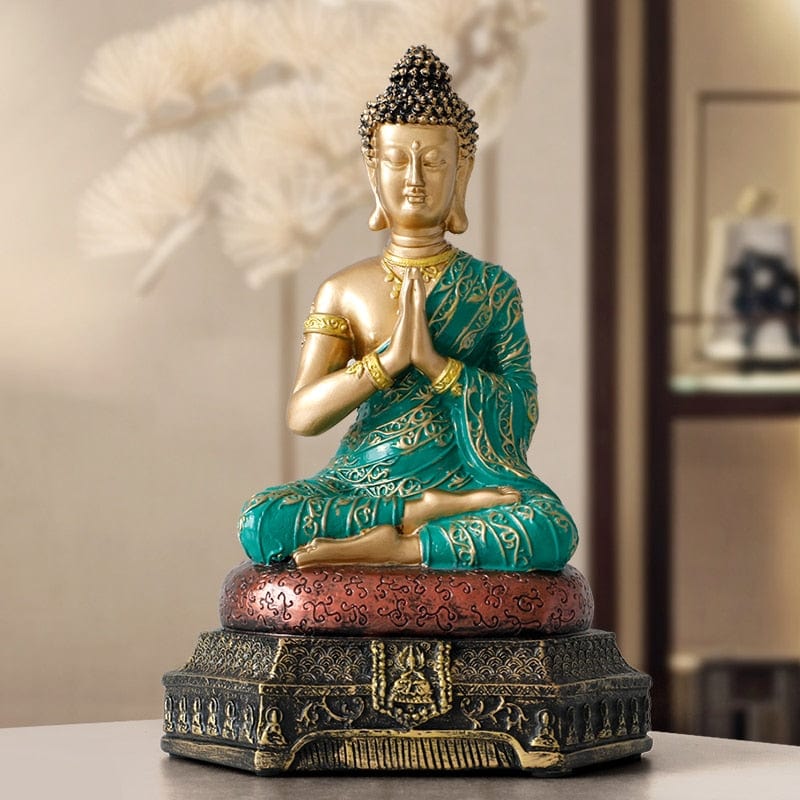 Meditating Buddha Statue Decorative Art 2