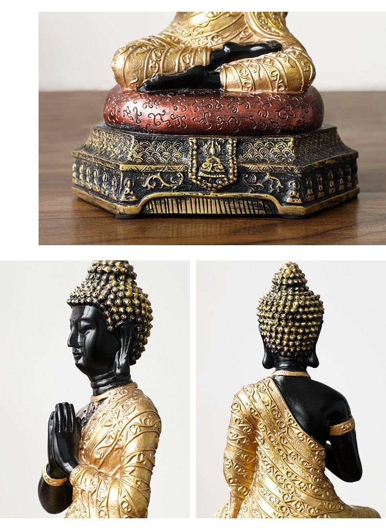 Meditating Buddha Statue Decorative Art 8