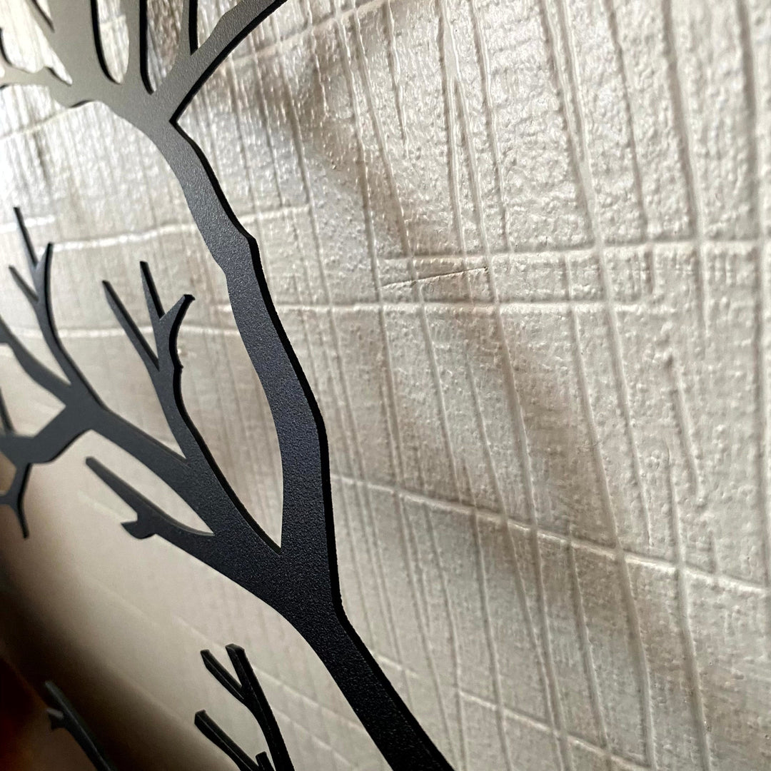 Metalen Wanddecoratie Vogels op Tak voor Interieur 6