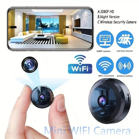 Mini WiFi-camera voor Discrete Bewaking 0