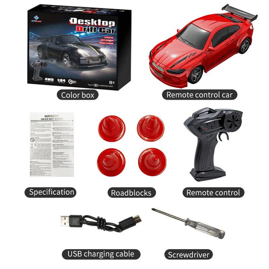 Miniatuur Driftauto 1:64 met Afstandsbediening 10
