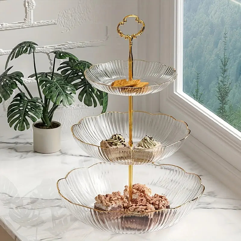 Moderne 3-laags Fruit- en Groente Organizer voor Keuken 6