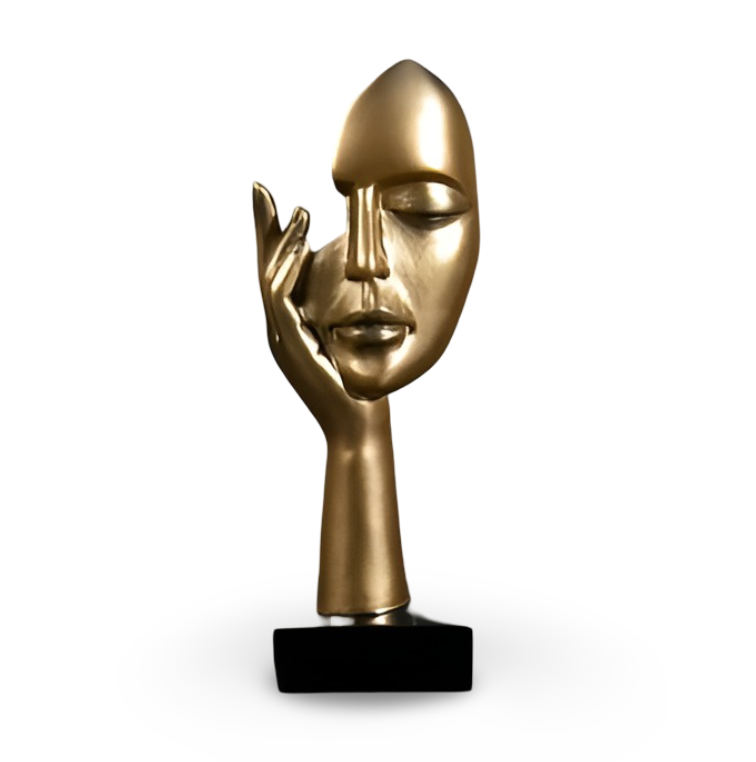 Moderne Abstracte Denker Sculptuur voor Thuis en Kantoor 10