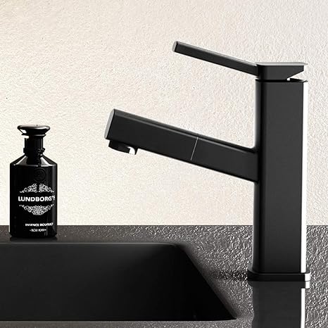 Moderne Badkraan Met Handdouche Eengreeps Uittrekbaar Design 3