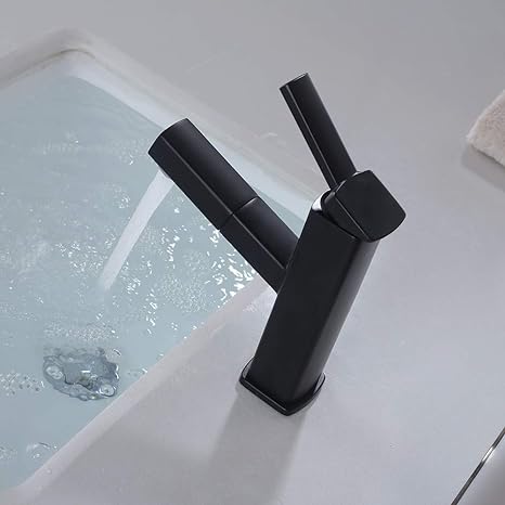 Moderne Badkraan Met Handdouche Eengreeps Uittrekbaar Design 4