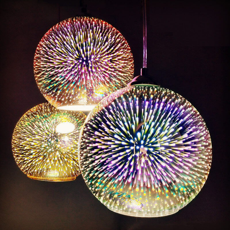 Moderne Hanglamp 3D Vuurwerk Design voor Eettafel en Woonkamer 1