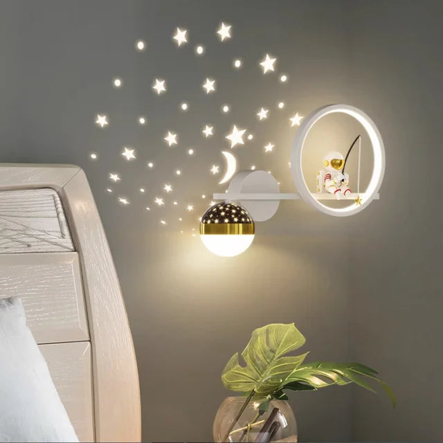 Moderne Kinderwandlamp Speels Ontwerp 1