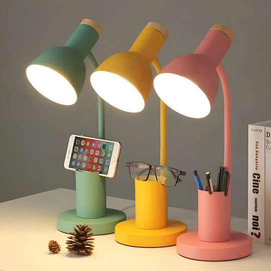 Moderne LED-bureaulamp met penhouder 1