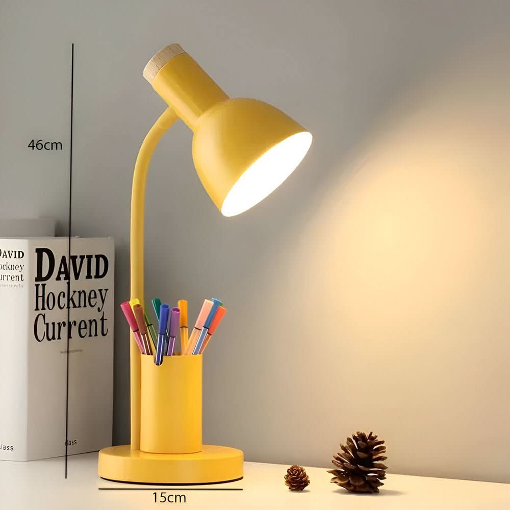 Moderne LED-bureaulamp met penhouder 6
