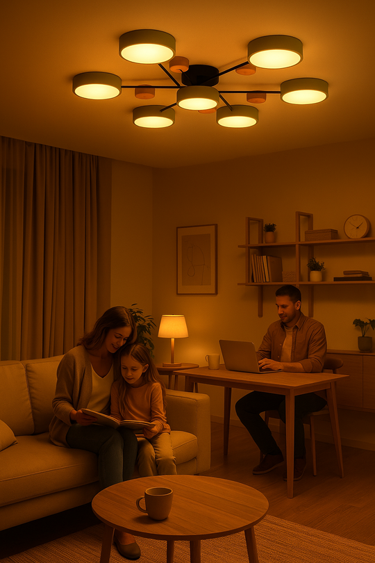 Moderne LED-plafondlamp Scandinavisch Design 4