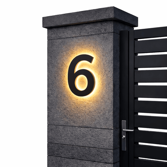 Moderne LED Huisnummers voor Buiten 14