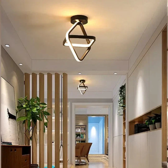 Moderne LED Plafondlamp Dubbel Ringdesign 2