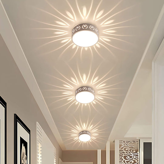 Moderne LED Plafondlamp voor Entree en Balkon 1