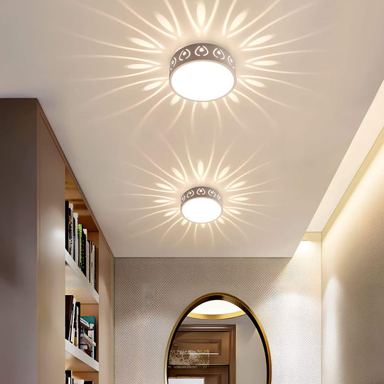 Moderne LED Plafondlamp voor Entree en Balkon 2