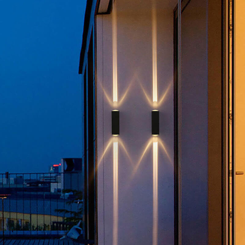 Moderne LED Wandlamp voor Buiten met Waterdichte Constructie 0