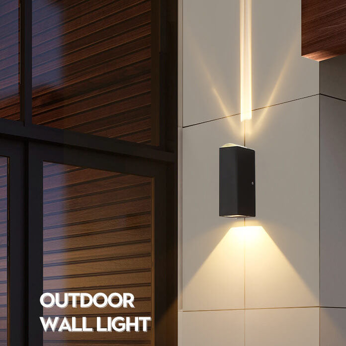 Moderne LED Wandlamp voor Buiten met Waterdichte Constructie 1