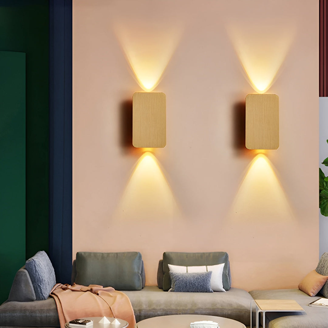 Moderne Mini Rechthoekige LED Wandlamp voor Binnen 9