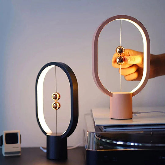 Moderne Nachtlamp Mini Balans voor Sfeervolle Verlichting in Slaapkamer 2
