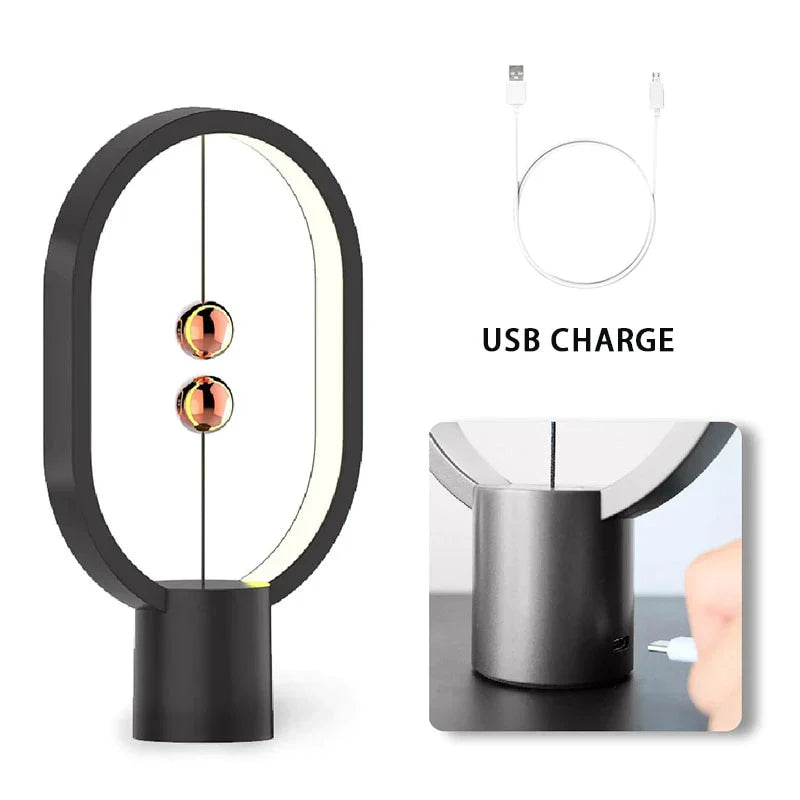 Moderne Nachtlamp Mini Balans voor Sfeervolle Verlichting in Slaapkamer 7