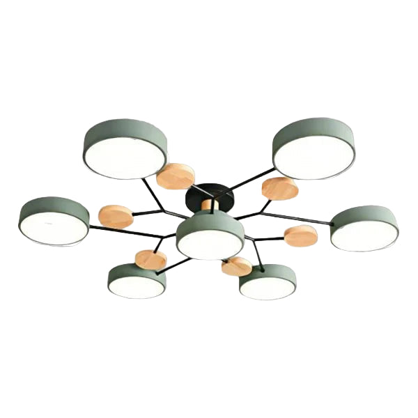 Moderne Plafondlamp Scandinavisch Ontwerp 0