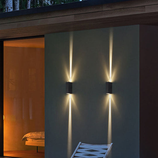 Moderne Rechthoekige LED Buiten Wandlamp 1