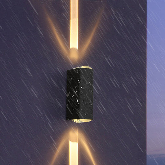 Moderne Rechthoekige LED Buiten Wandlamp 3