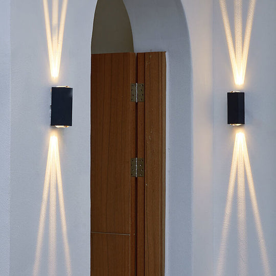 Moderne Rechthoekige LED Buiten Wandlamp 5