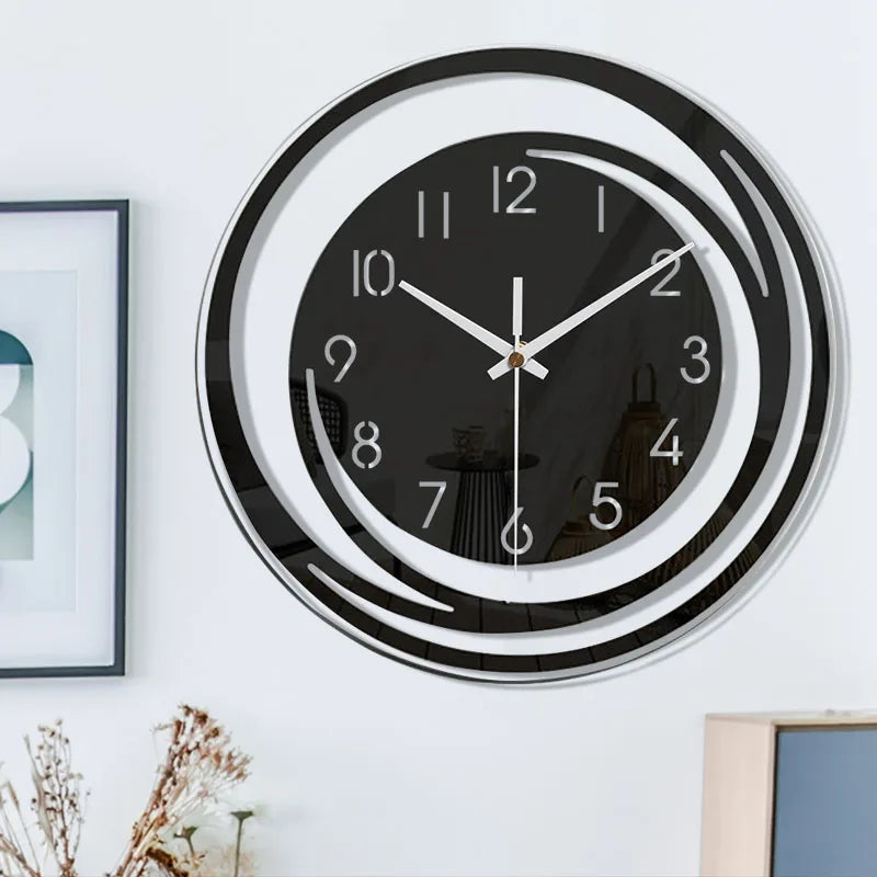 Moderne Wandklok Met Scandinavisch Design Geometrisch Minimalistisch 4