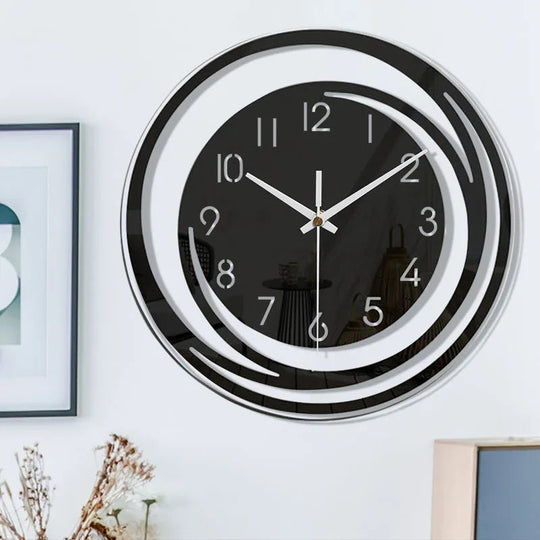 Moderne Wandklok Met Scandinavisch Design Geometrisch Minimalistisch 4